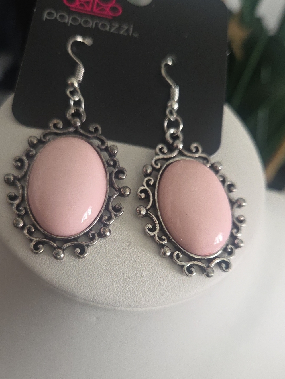 Paparazzi A Night At The Opera Pink Earrings NWT